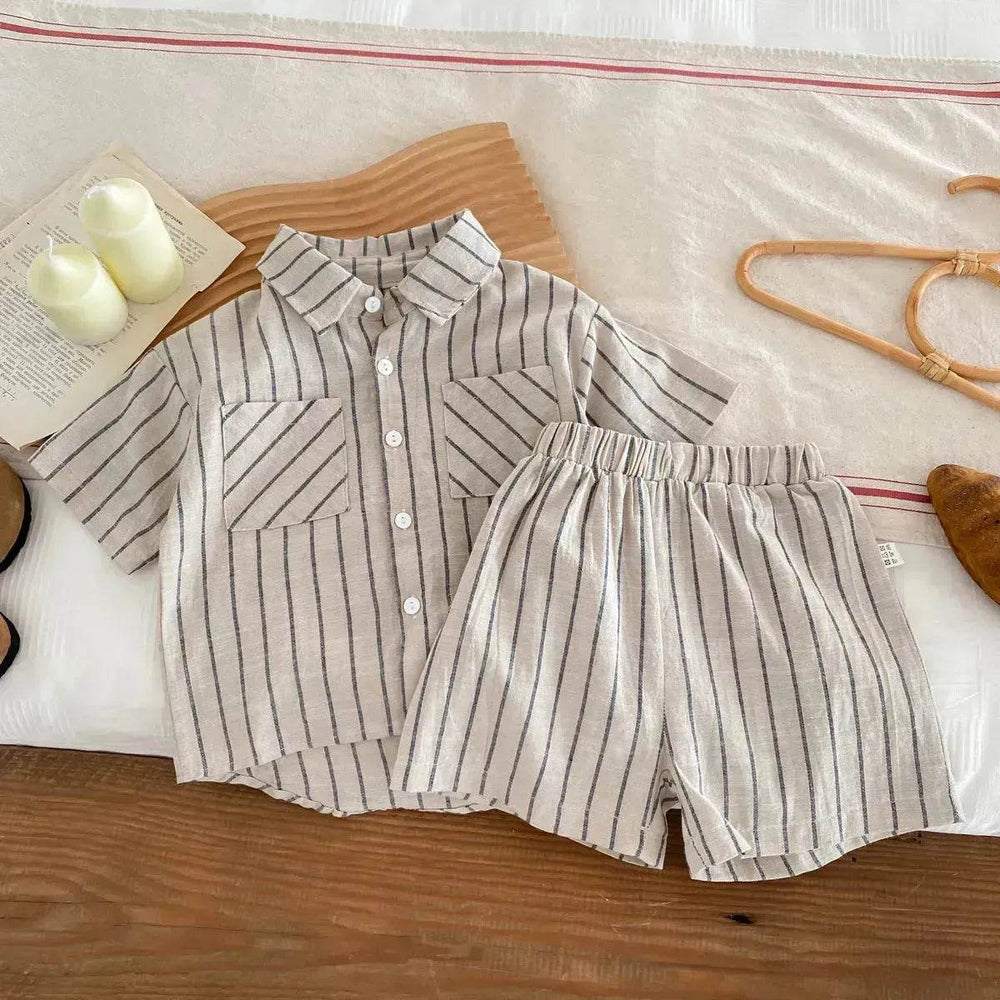 Infant Casual Short Sleeve Suit Two piece for Baby boy - EX-STOCK Canada