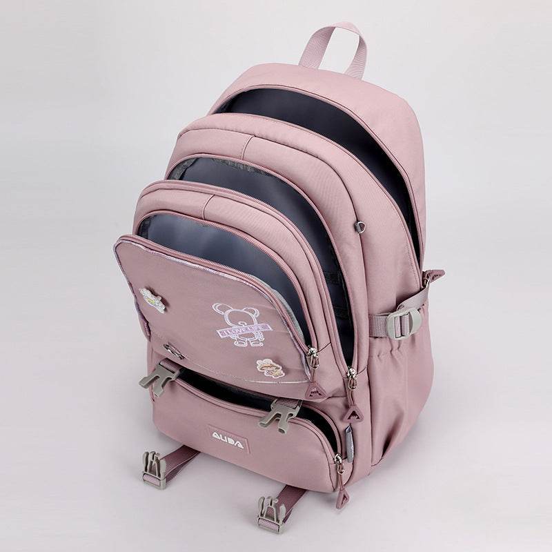 Large Capacity Lightweight Spine-protective Girls Backpack - EX-STOCK Canada
