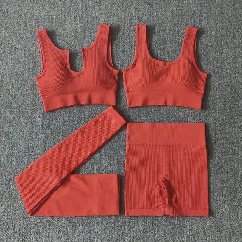 6pcs Yoga Workout Outfit set for women Gym clothes - EX-STOCK Canada