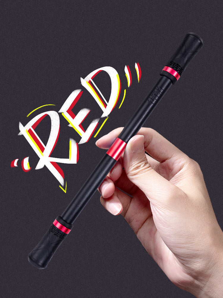 Pen Spinning Trick Pen – Finger Flexibility Training Toy for Students & Beginners red