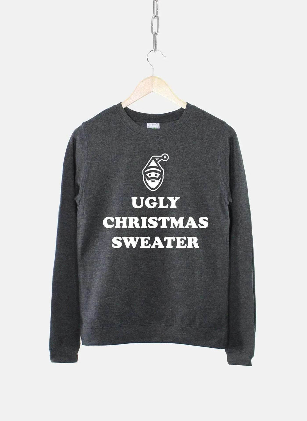 Women's Ugly Christmas Sweater Sweatshirt Bah Humbug Funny - EX-STOCK Canada