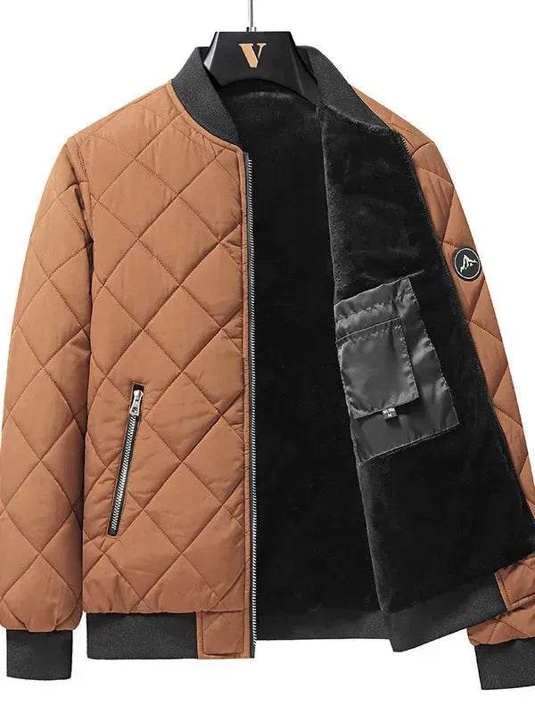 Veste Slim Fit en Coton Rembourré Fashion pour Hommes - Automne Hiver EX-STOCK Canada