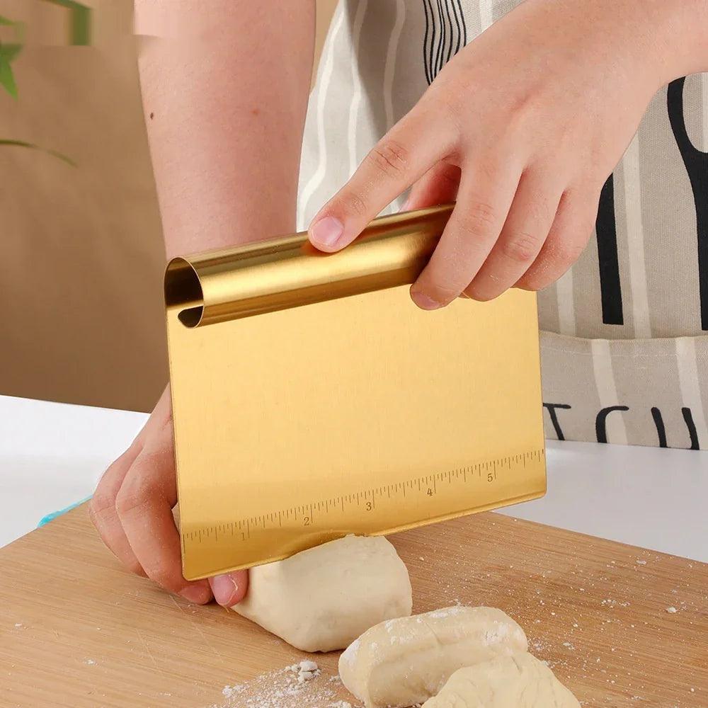 Stainless Steel Scraping Panel With Scale Baking Tool Dough Cutting Board Scraping Powder Board Tagliolini Cutter EX-STOCK Canada