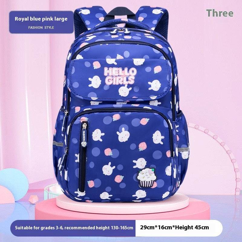 6-12-year-old Primary School Children Girls Backpack Large Capacity Schoolbag - EX-STOCK Canada