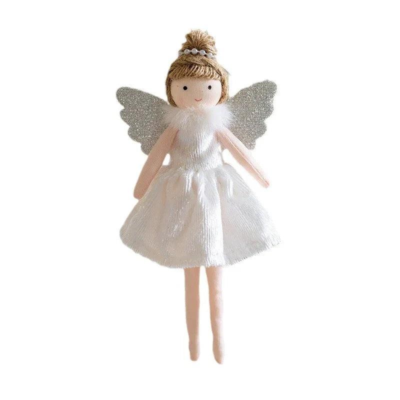 Christmas Decoration High-grade Flannel Ankle-tied Girl Angel Small Pendant EX-STOCK Canada