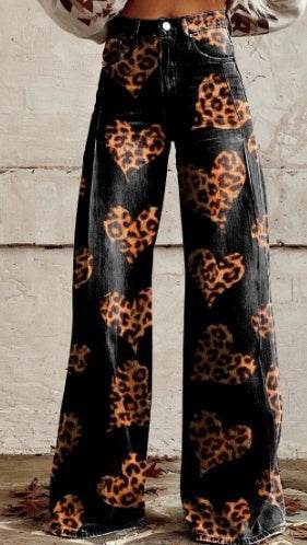 3D Digital Printed Women's Imitation Jeans EX-STOCK Canada