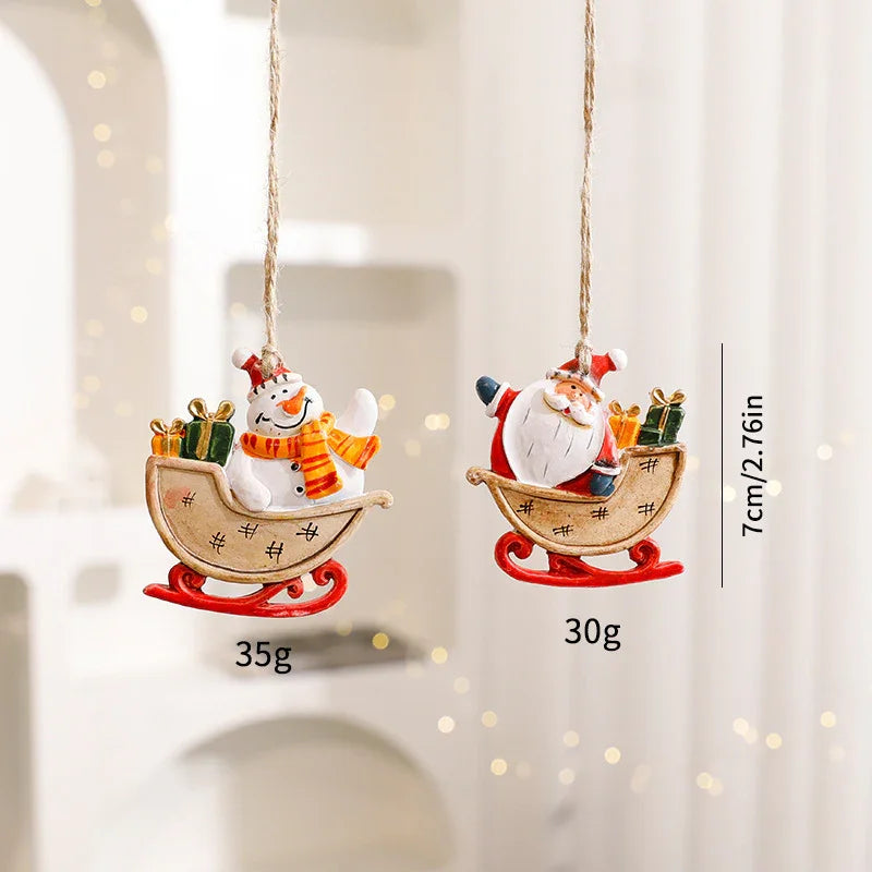Christmas Decorations Cartoon Elk Ornaments EX-STOCK Canada
