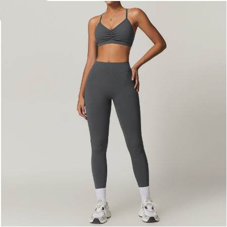 2pcs Yoga Outfit set Sport Fitness Workout Gym wear for women - EX-STOCK Canada