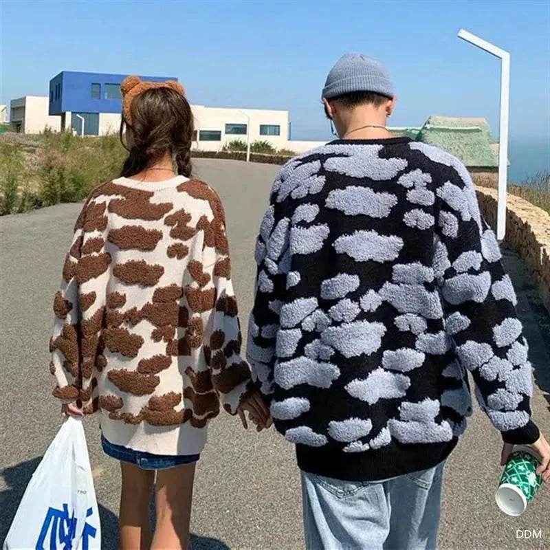 New Trend Autumn Winter Unisex Oversized Woolen Plush Pullover Sweater - EX-STOCK Canada