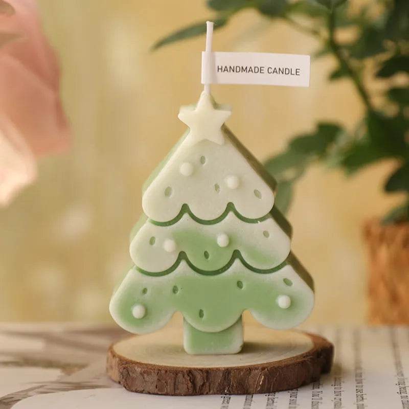 Christmas Tree Silicone Molds For DIY Christmas Creative Atmosphere Decoration Handmade Fragrant Candles - EX-STOCK Canada