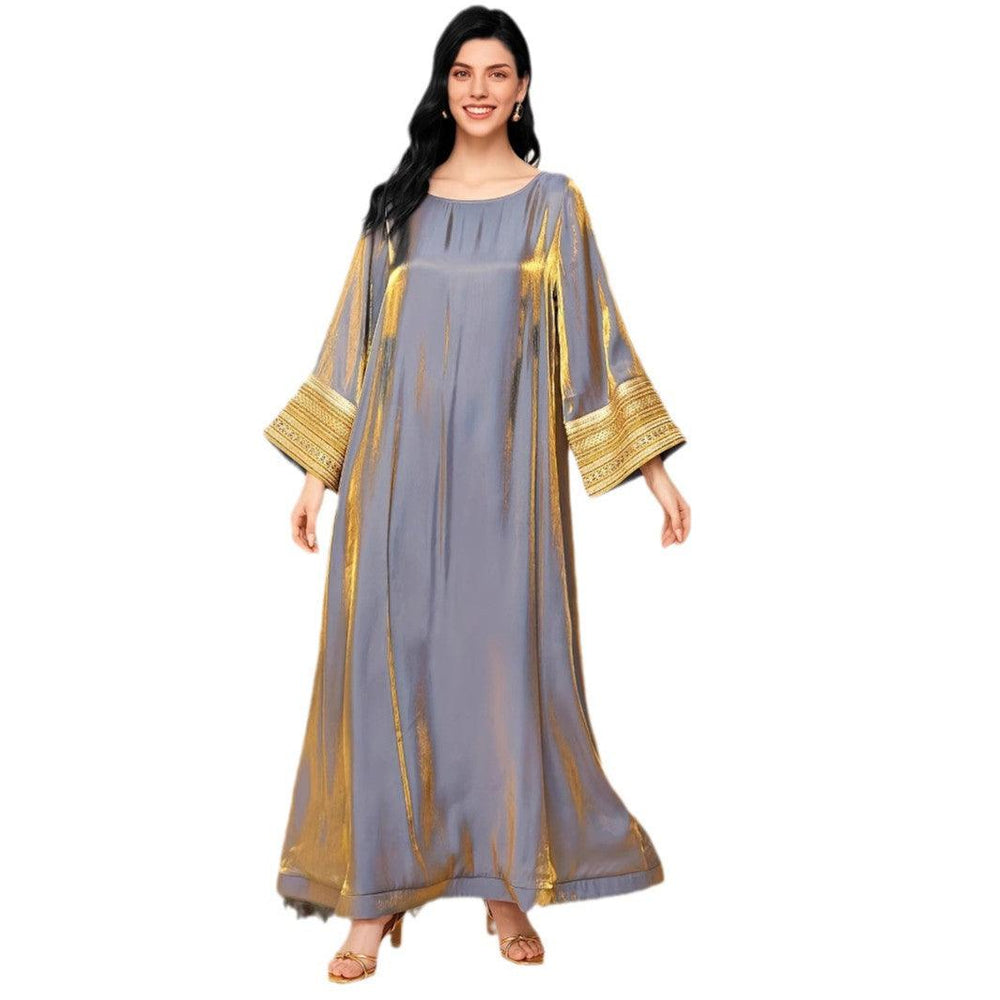 Golden Luxury Middle Eastern Arabic Dress - EX-STOCK Canada