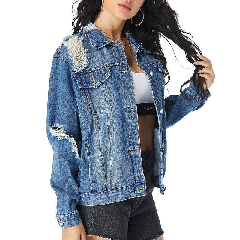 European And American Slim All-match Denim Female Jacket Women EX-STOCK Canada