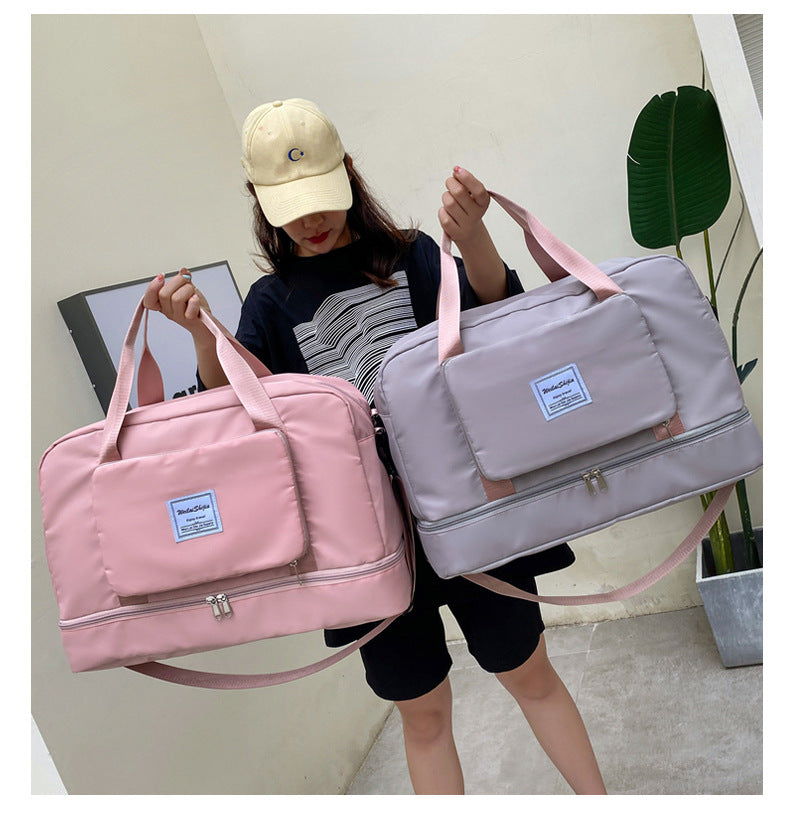 Foldable Travel Duffel Bags Sports Gym Tote Bag Women | EX-STOCK Canada