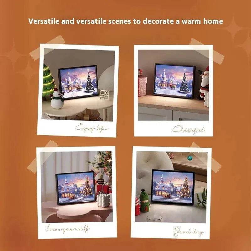 Christmas Luminous Painting Bluetooth speaker integrated gift idea - EX-STOCK Canada