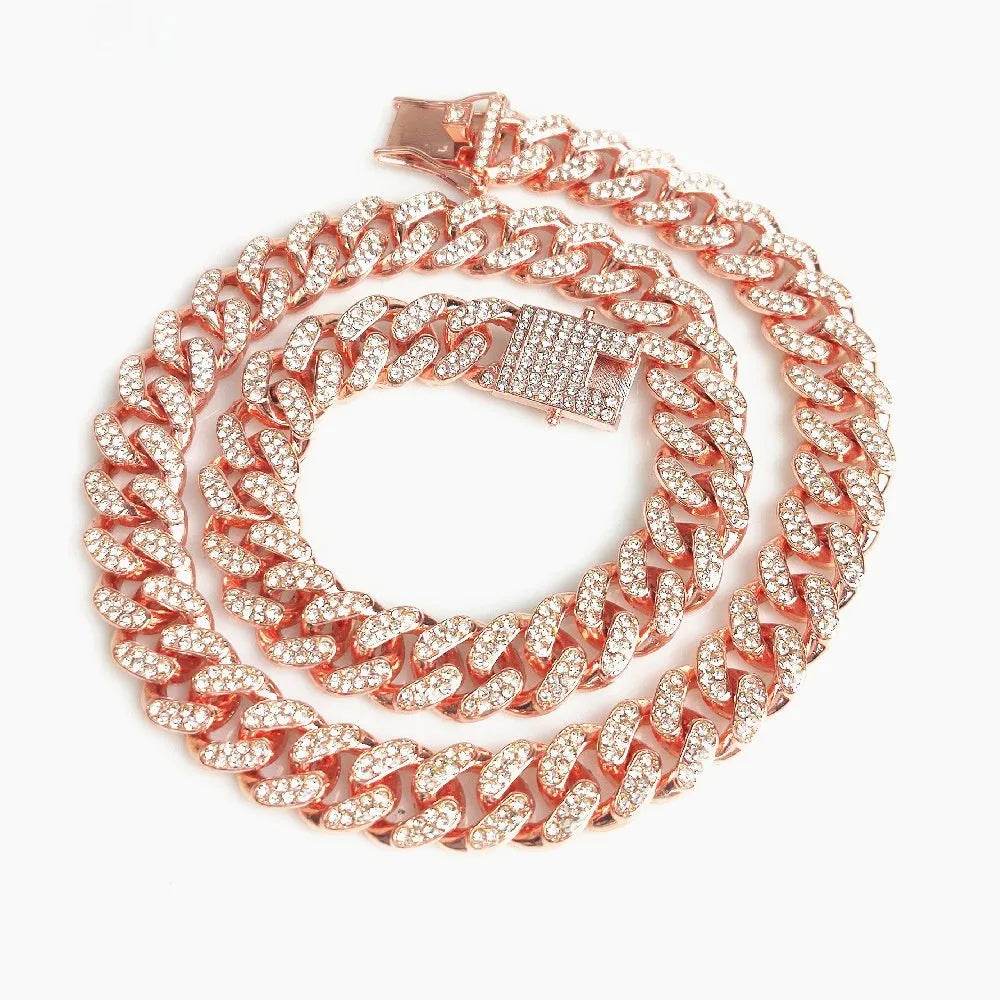 Zinc Alloy Wide Hip Hop Cuban Link Chain Necklace - EX-STOCK Canada