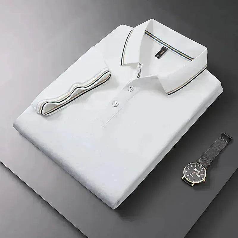 Summer Men's Polo Shirt Lapel T-shirt Collar T-shirt for Men - EX-STOCK Canada