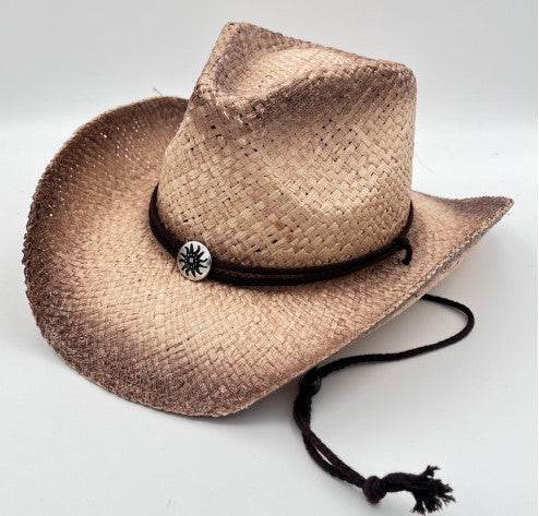 Summer Outdoor Ethnic Style Felt and Straw Cowboy Hat - EX-STOCK Canada