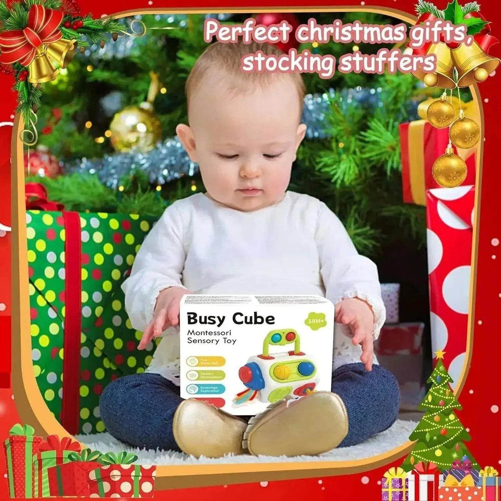 9 In 1 Busy Cube Baby & Toddler Montessori Sensory Toy - EX-STOCK Canada