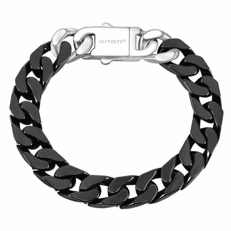 Spliced White Ceramic Cuban Link Chain Bracelet - EX-STOCK Canada