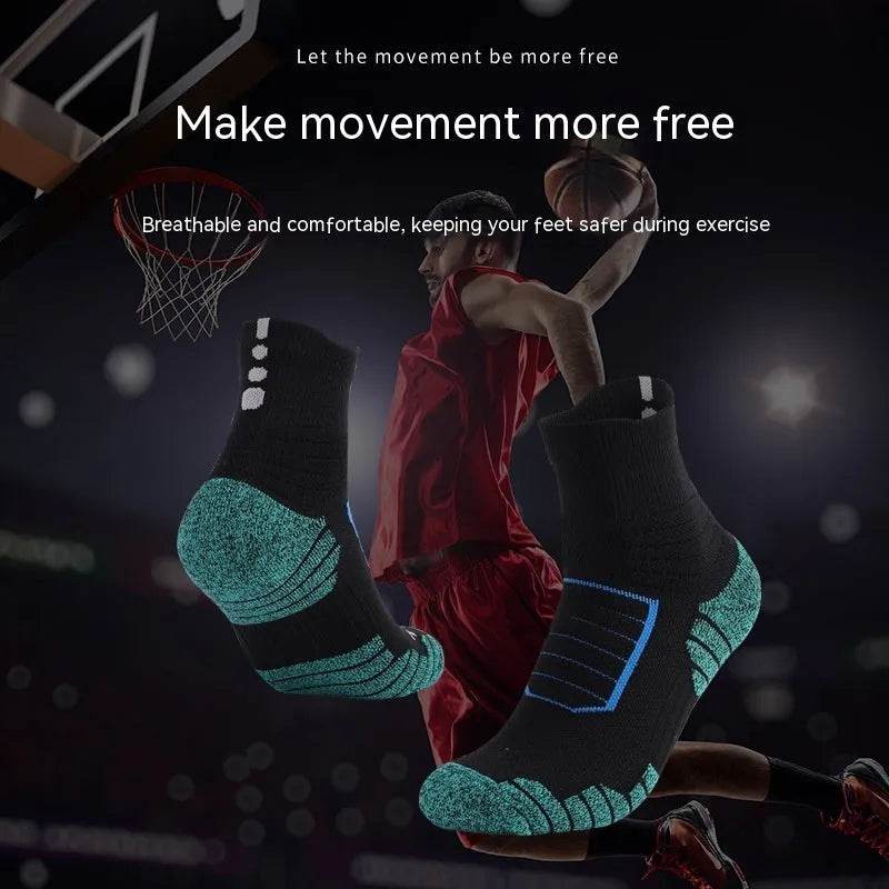 Unisex Thickened absorbing Breathable Knee-high Sports Socks - EX-STOCK Canada