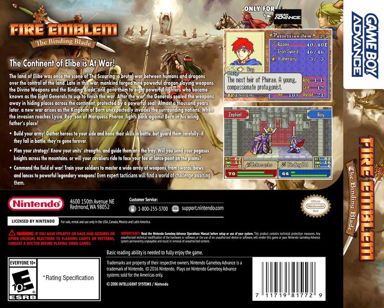 Fire Emblem - The Binding Blade