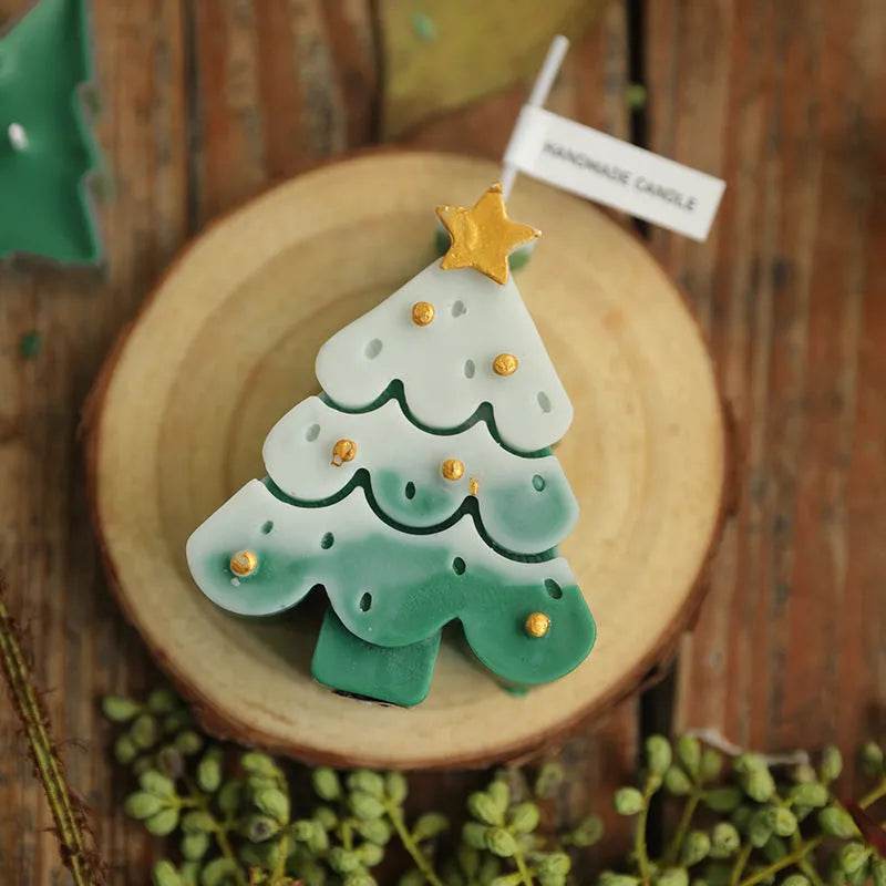 Christmas Tree Silicone Molds For DIY Christmas Creative Atmosphere Decoration Handmade Fragrant Candles - EX-STOCK Canada