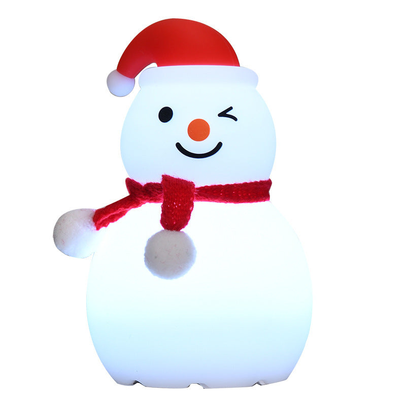 Christmas Snowman Night Light Silicone Bluetooth Audio Small Night Lamp EX-STOCK Canada