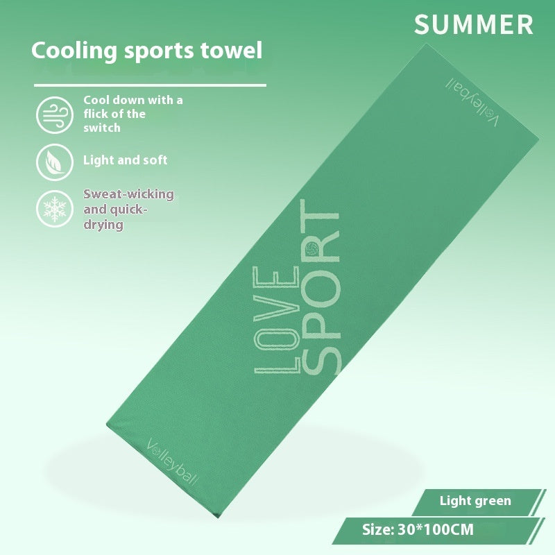 Cold Feeling Towel Outdoor Sports Sweat-absorbent Breathable Towel EX-STOCK Canada