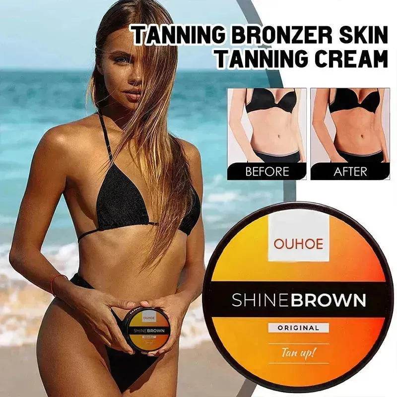 Intensive Tanning Luxe Gel Body Tanning Cream After Sun Repair Combination Aloe Vera Gel Wheat Complexion Beach Bronzer Summer Gadgets - EX-STOCK Canada