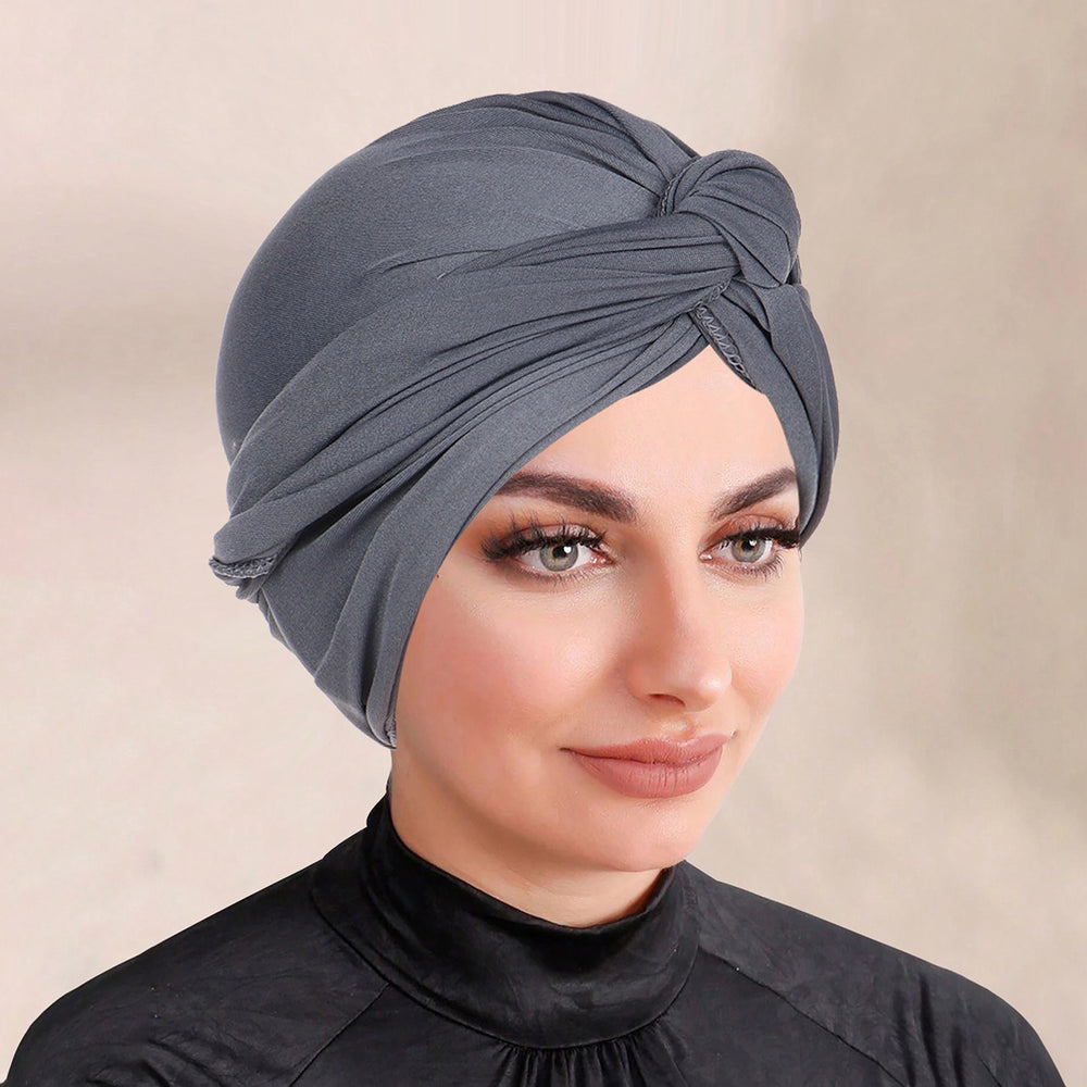 Foulard Hijab Monocromatico per Donne Musulmane - EX-STOCK Canada