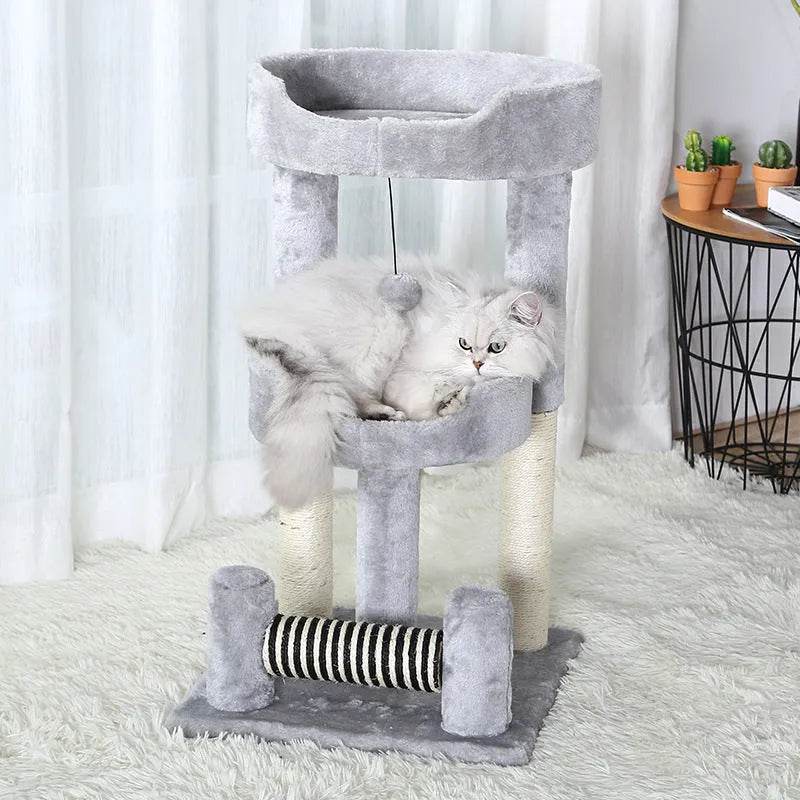 Cat Litter, Cat Tree, All-season General Purpose, Sisal Grinding Claw Toy Cat Supplies - EX-STOCK Canada