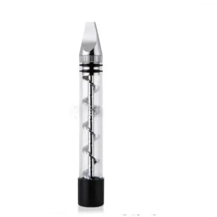 Creative And Simple Dry-burning Atomizer Spiral Pipe Glass Blunt - EX-STOCK Canada