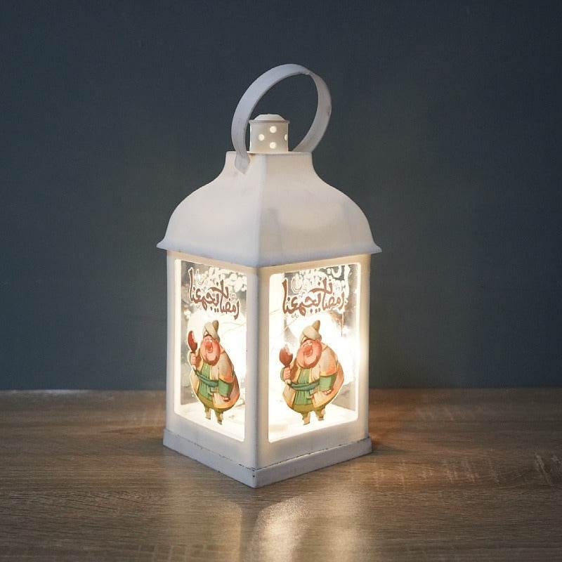 Wind Lantern Plastic Decoration For Eid Mubarak Ornament - EX-STOCK Canada