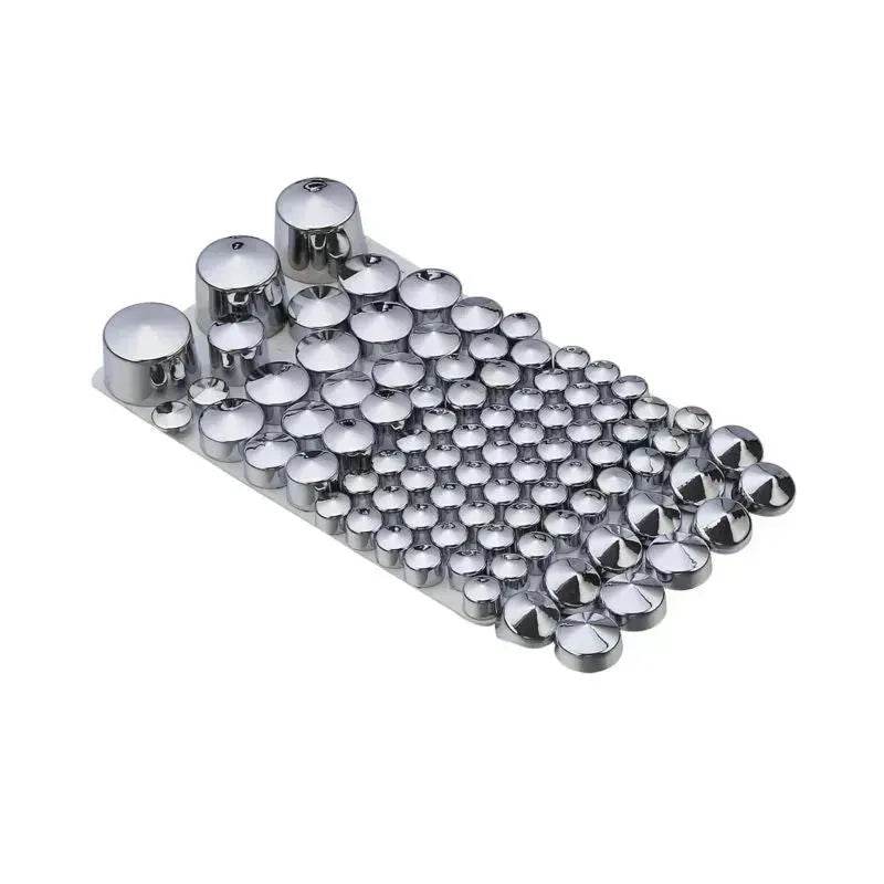 87pcs Motorcycle Chrome ABS Bolt Toppers Kit Softail Twin Cam 1984-2006 - EX-STOCK Canada