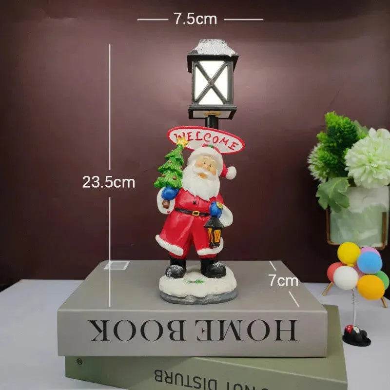 Christmas Gifts Resin Christmas Snowman Night Light Decoration Christmas Gifts Crafts - EX-STOCK Canada