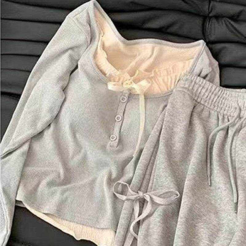 Spring Athleisure wear Sweatsuit Outfit 2pcs - EX-STOCK Canada