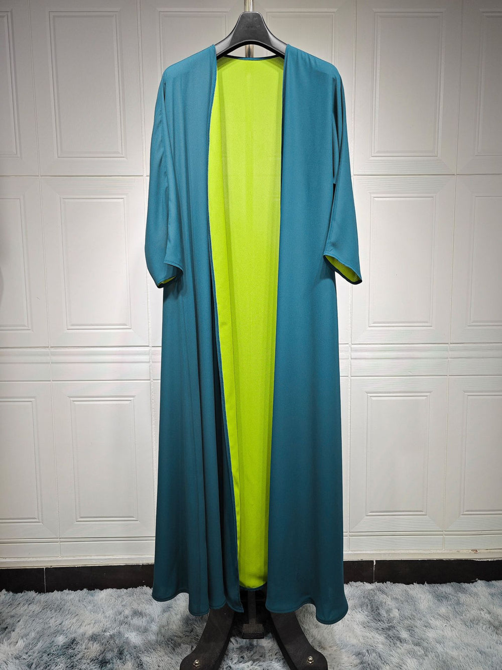 Robe en chiffon arabe à couleurs multiples de Dubaï, couleur unie EX-STOCK Canada