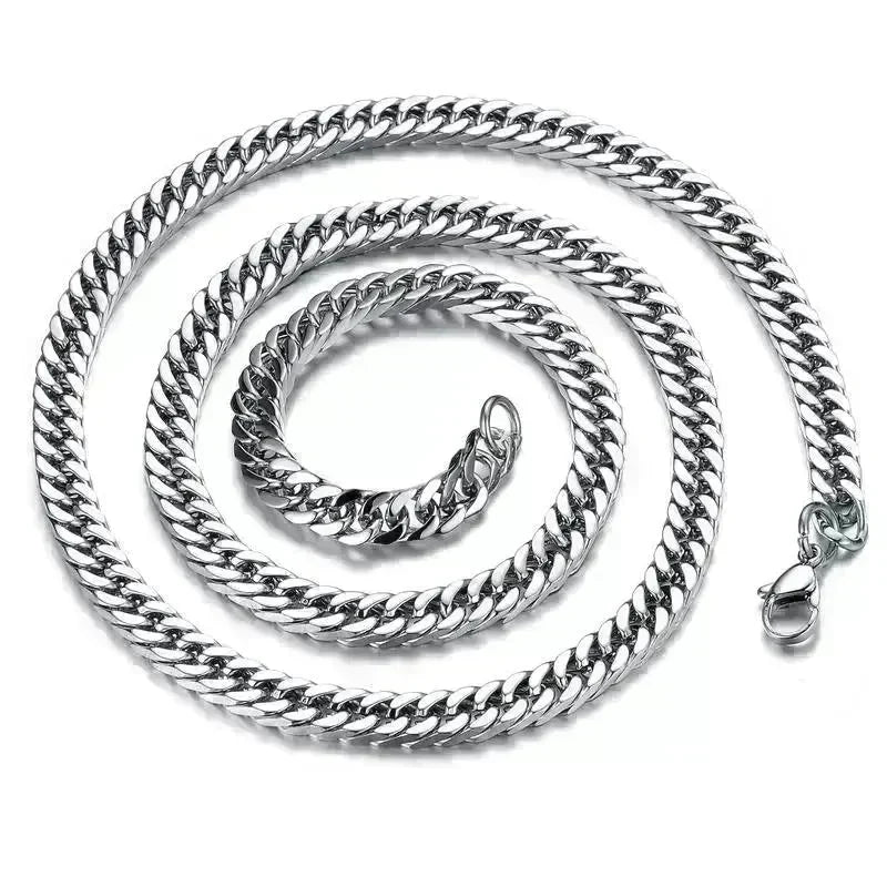 Man Necklaces Classical Stainless Steel Link Chain - EX-STOCK CANADA
