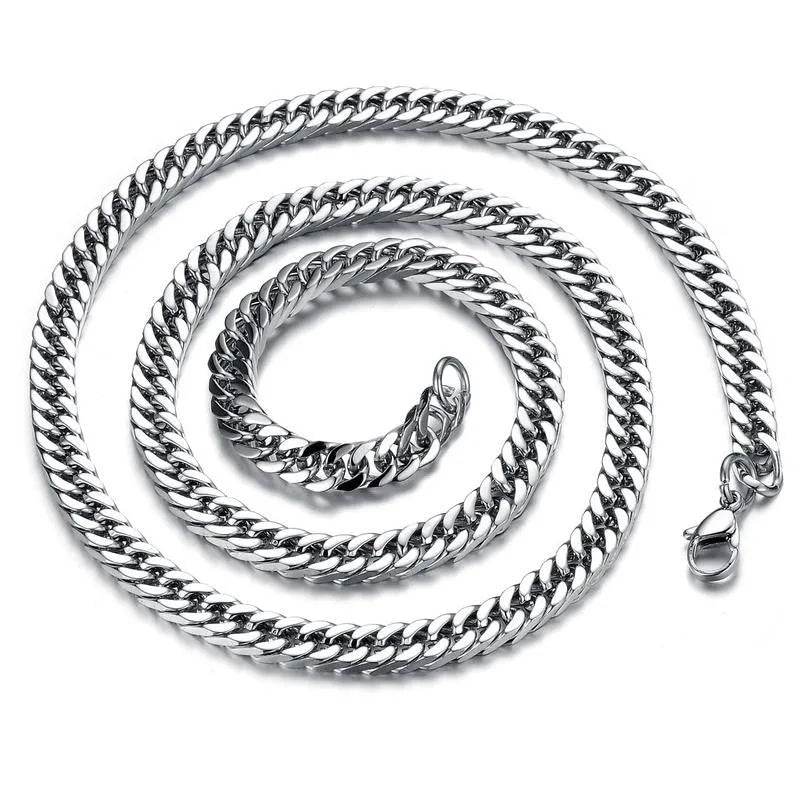 Man Necklaces Classical Stainless Steel Link Chain - EX-STOCK Canada
