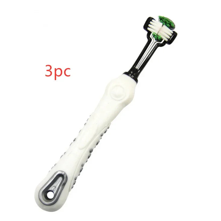 Brosse à dents pour animaux à trois côtés Brosse pour chien Mauvaise haleine Tarte dentaire Soin des dentsEX-STOCK Canada