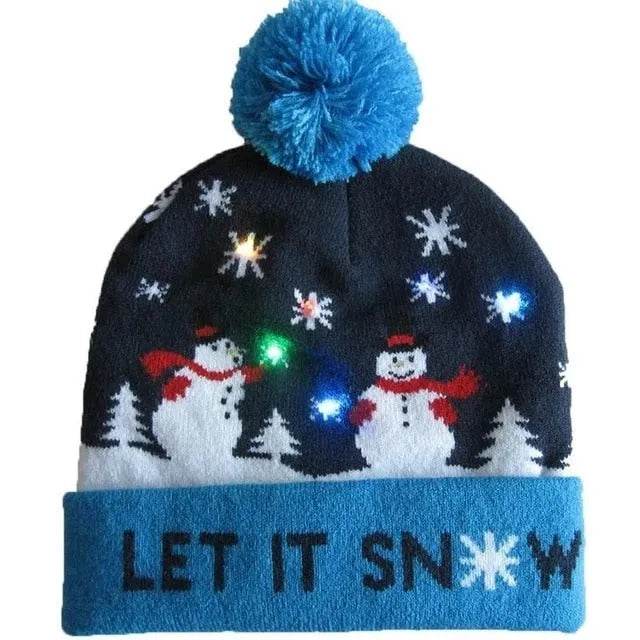 LED Light Christmas Beanies - EX-STOCK Canada