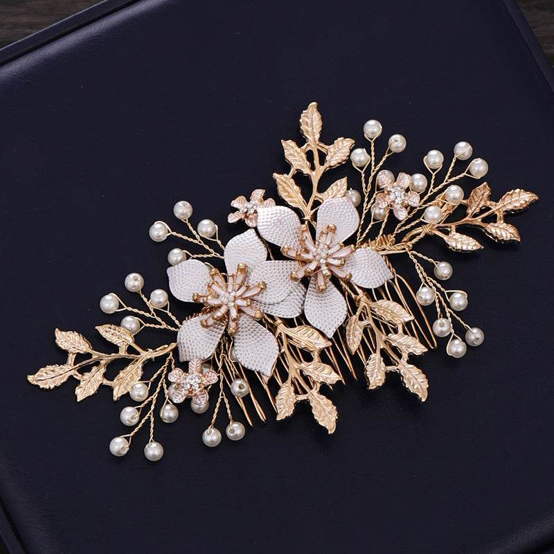 Bridal Headdress Wedding Pearl Hair Barrette - EX-STOCK Canada