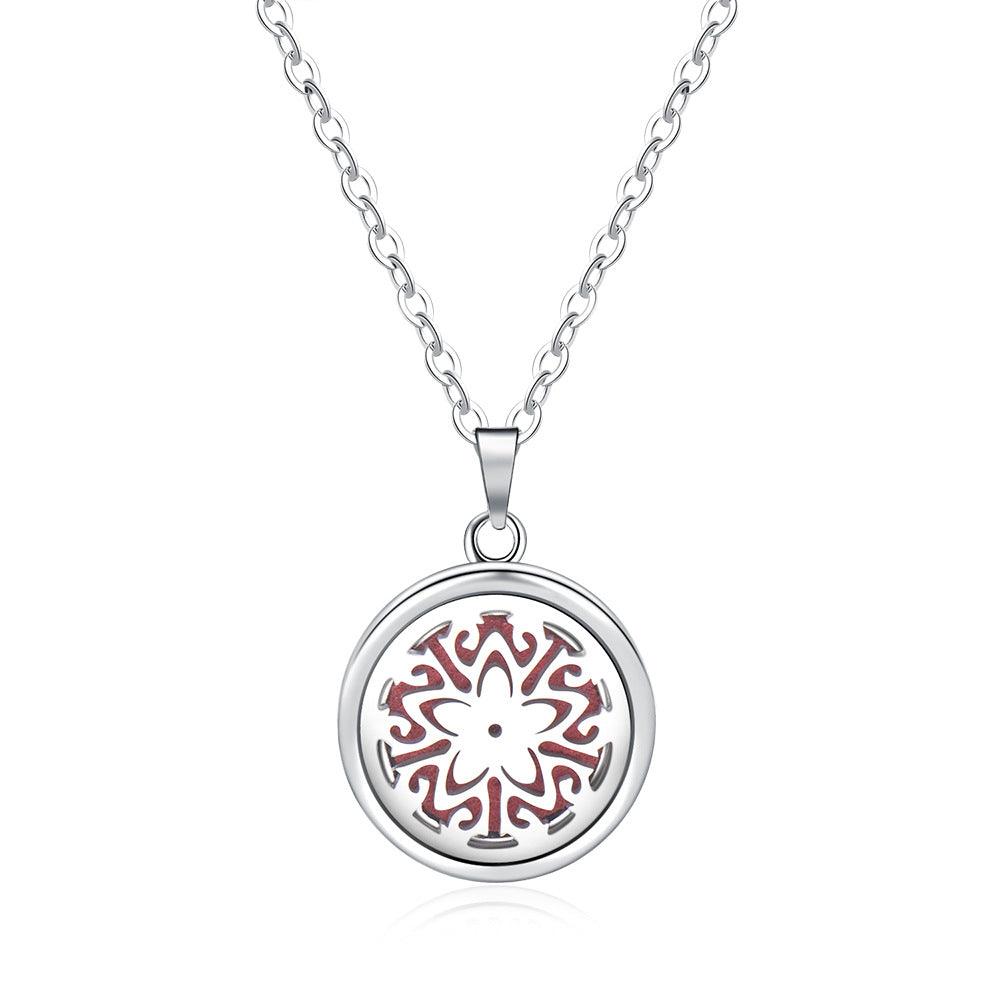 Collier Boîte à Parfum Ronde Creuse Ouverte - EX-STOCK Canada