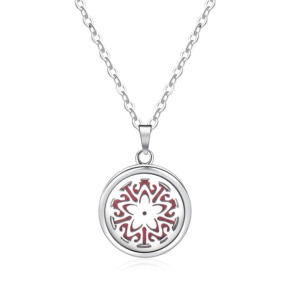 Collar con Caja de Perfume Redonda y Abierta - EX-STOCK Canada