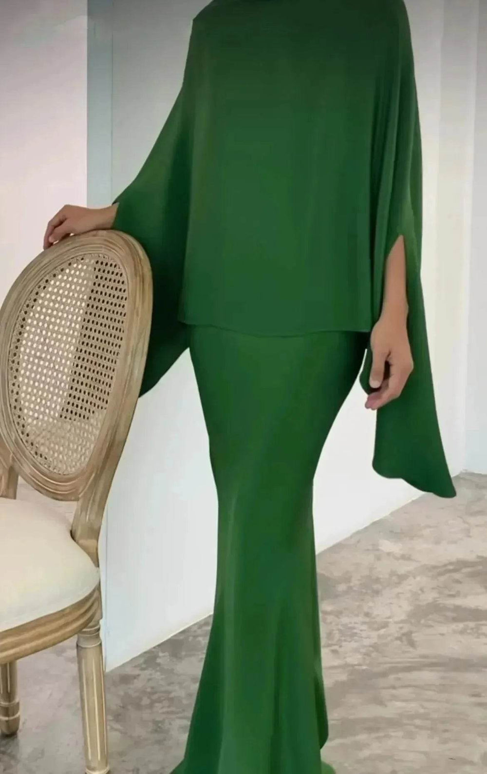 Women's Middle East Pearl Mop Dress Suit Arabtop and Blouse Elegant Matching ArabTop and Skirt suit Arab2 piece outfit - EX-STOCK Canada