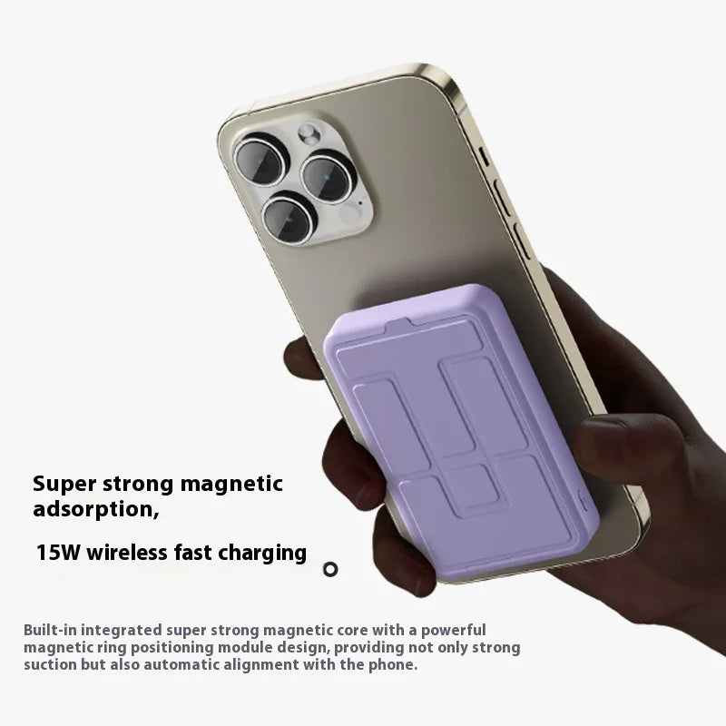 Magnetic Wireless Power Bank With Bracket EX-STOCK Canada