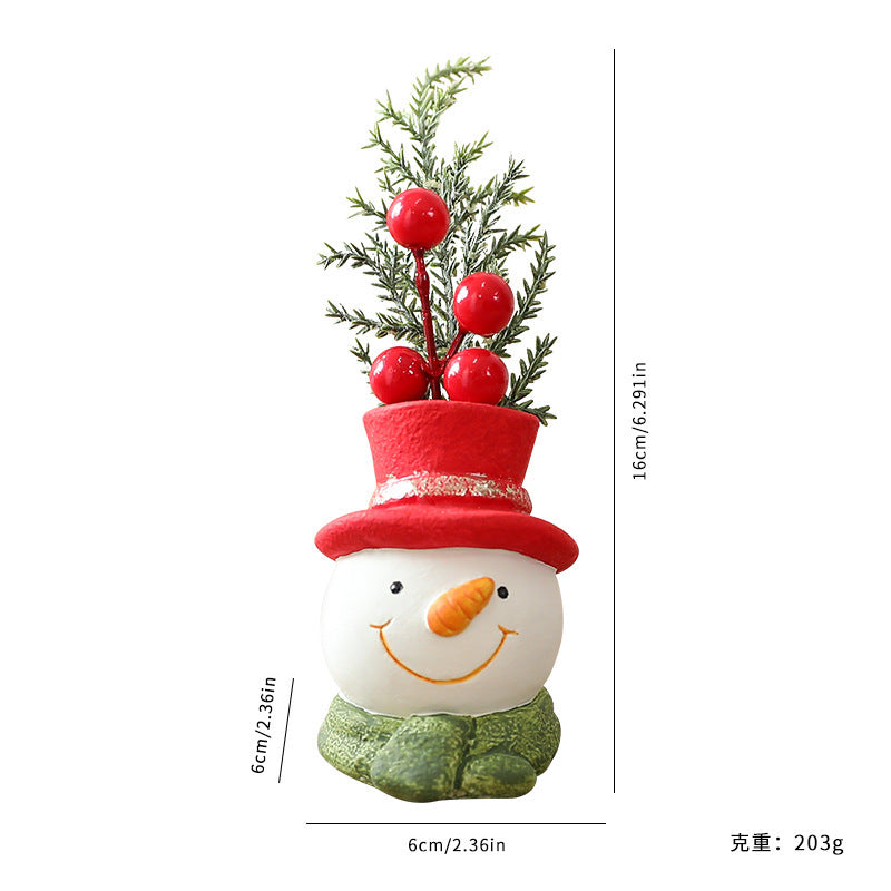 Resin Christmas Doll Santa Claus Snowman Decorations Ornaments EX-STOCK Canada