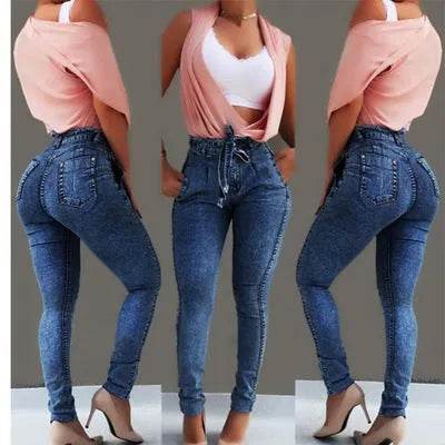High Waist Fringed jeans Bootcut Pant Women - EX-STOCK Canada