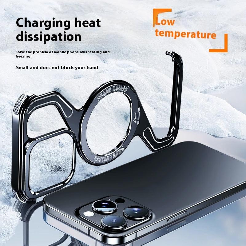 Z-type Metal Bracket Magnetic Phone Case EX-STOCK Canada