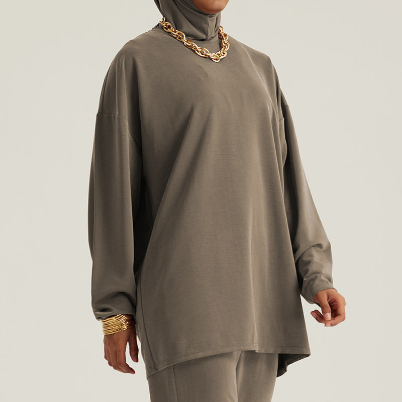 Tenue ample pour femmes musulmanes du Moyen-Orient avec manches longues et pantalon - EX-STOCK Canada